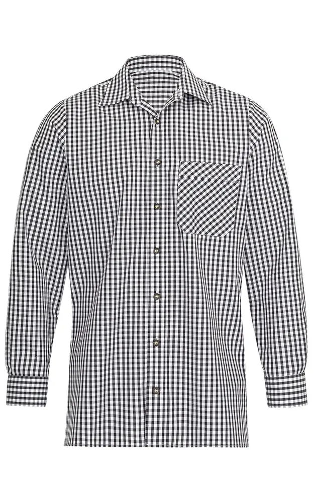 Hemd Cortina #, schwarz/weiß