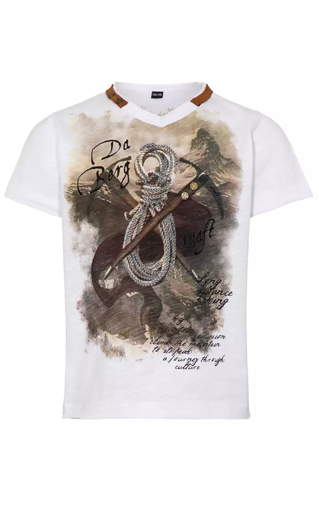 Kinder-Shirt Emilio, weiß