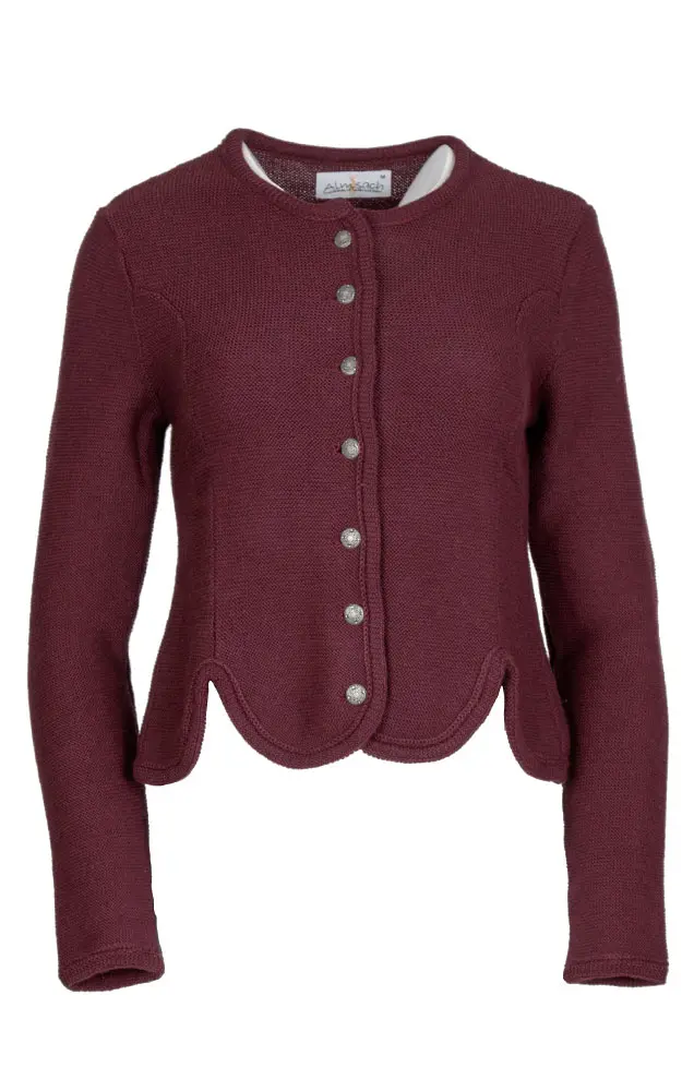 Strickjacke DA 1017, weinrot