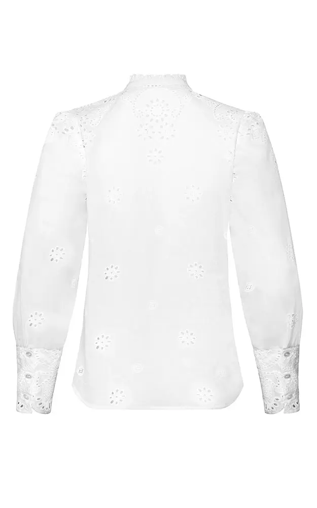 Trachtenbluse 35212, weiß