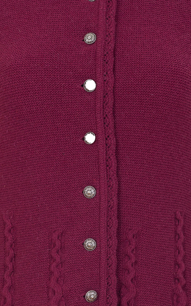 Strickjacke Hilli, weinrot