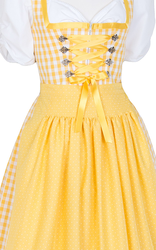 Blusendirndl Engeltal /E gelb, mit Schürze