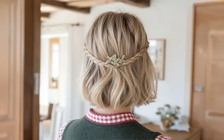 Dirndlfrisur-kurze-Haare
