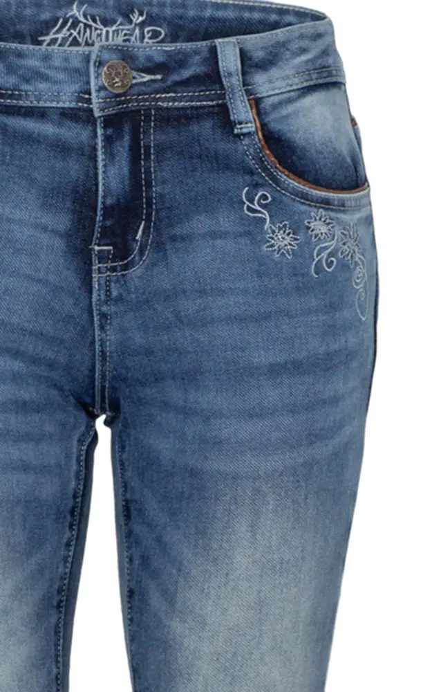 Trachtenjeans 71405, blau
