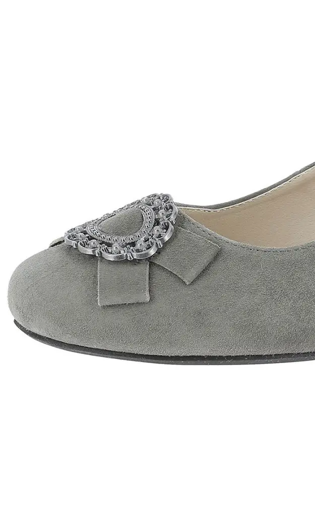 Velours-Schuhe 3000008032, anthrazit