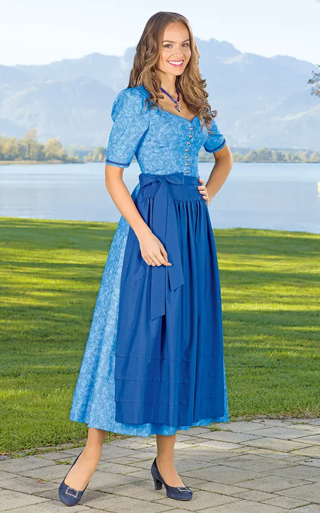 Schürze Stufen, tintenblau