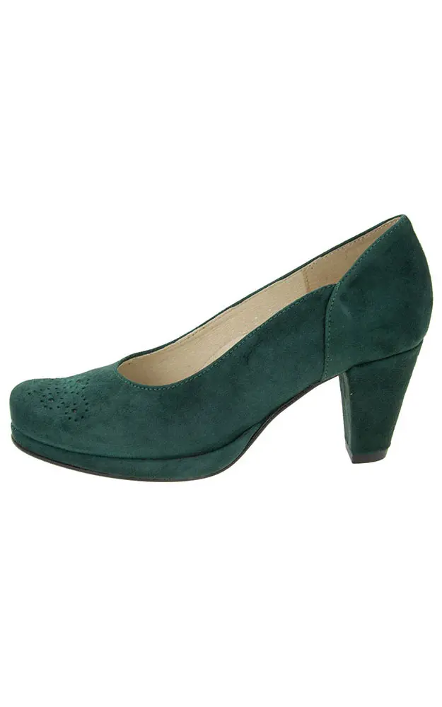 Velours-Schuhe 6117, tanne