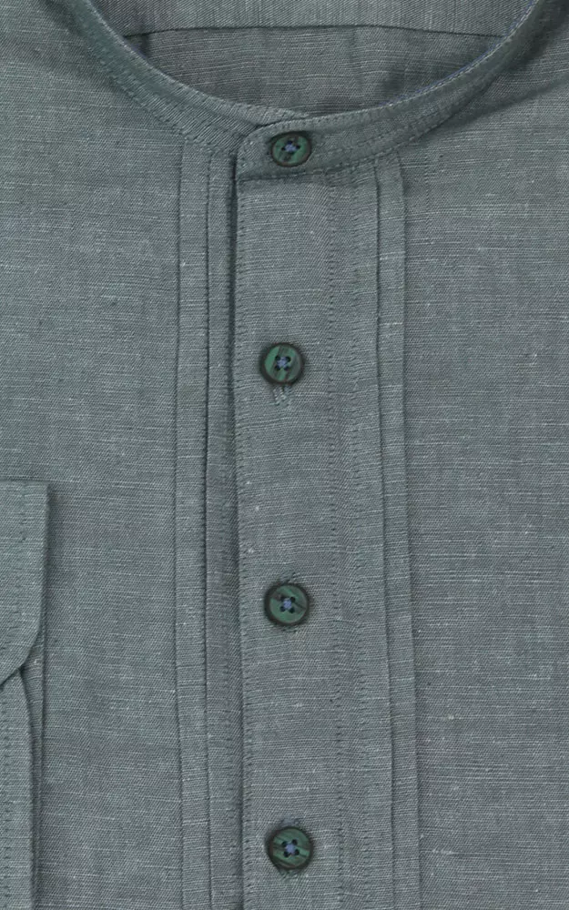 Hemd 241 1112, grün - Slim fit