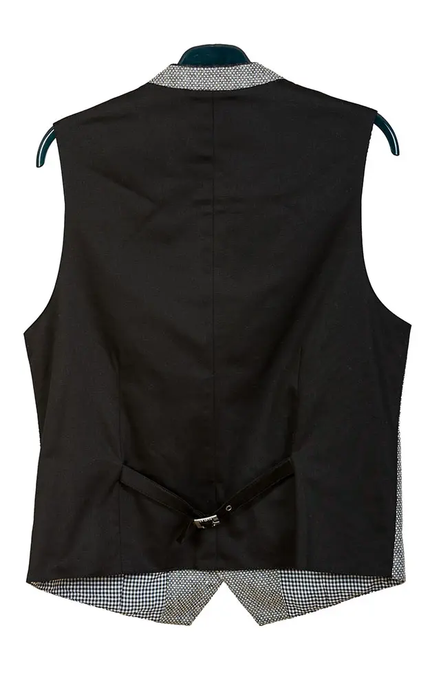 Weste WS 1167, schwarz/weiß