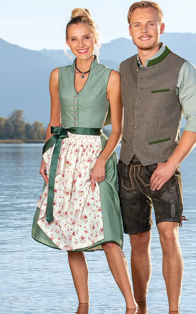 Blusendirndl Brixental, mit Schürze