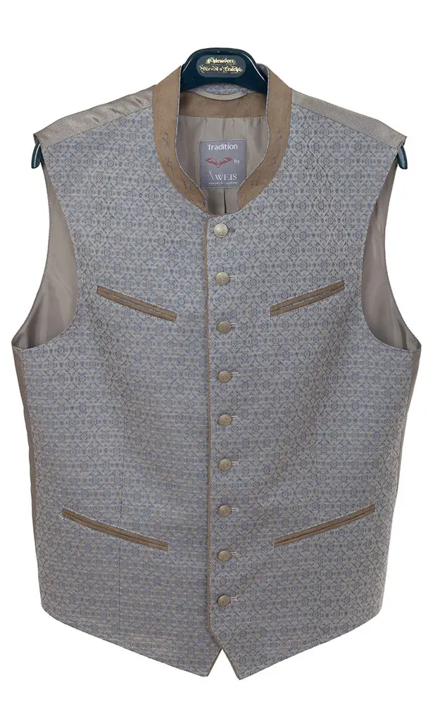 Weste Bodensee 347012, beige/blau