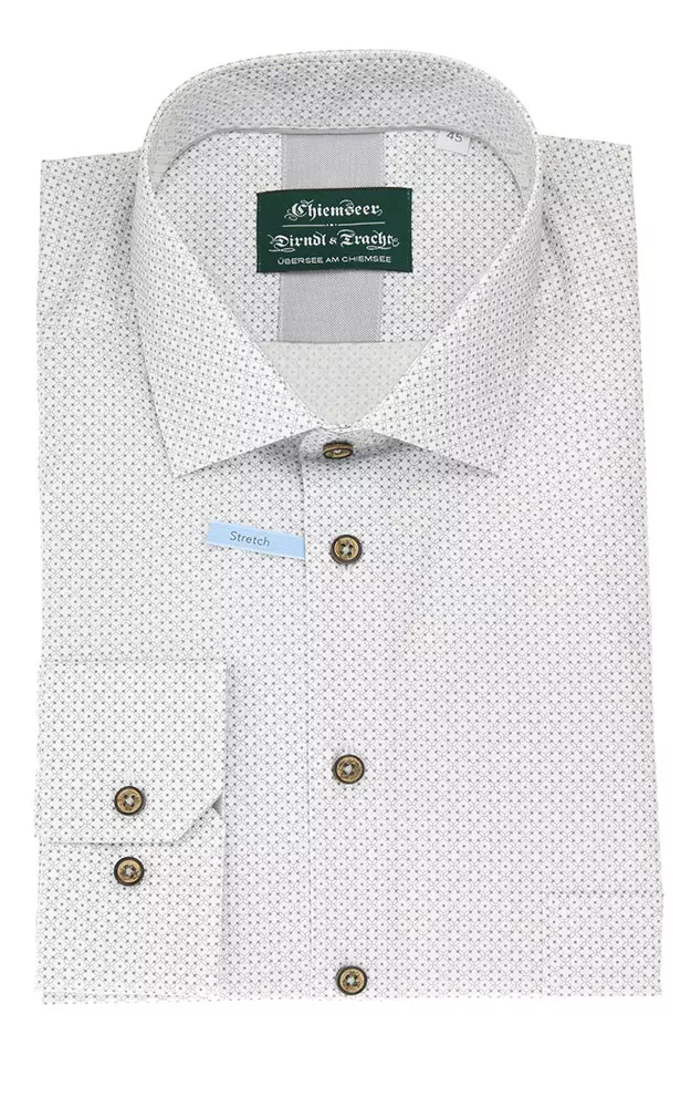 Hemd 3060 43104, grau - Slim fit