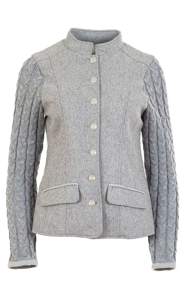 Jacke Laura, mittelgrau