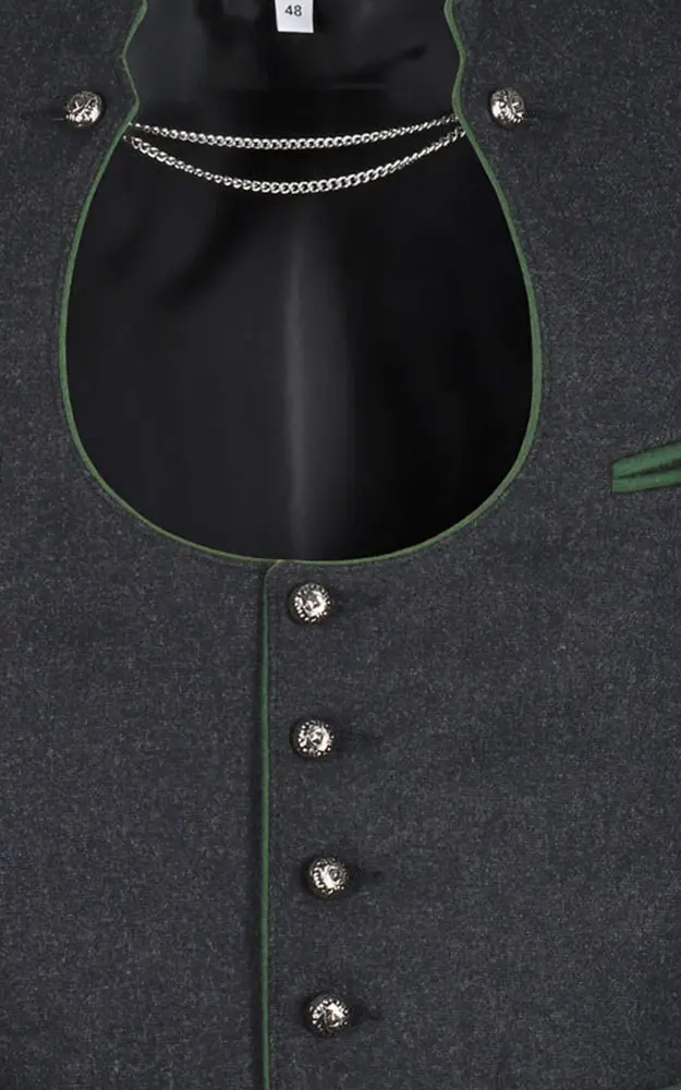 Weste Ketterl, anthtrazit/tanne