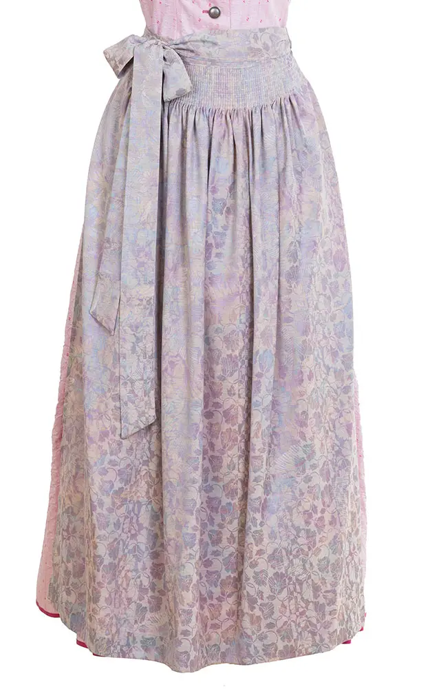 Schürze Blumen, pastellflieder