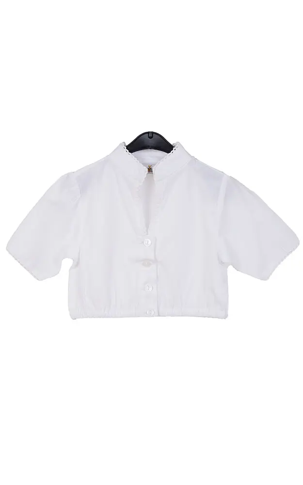 Kinderbluse 74, weiß