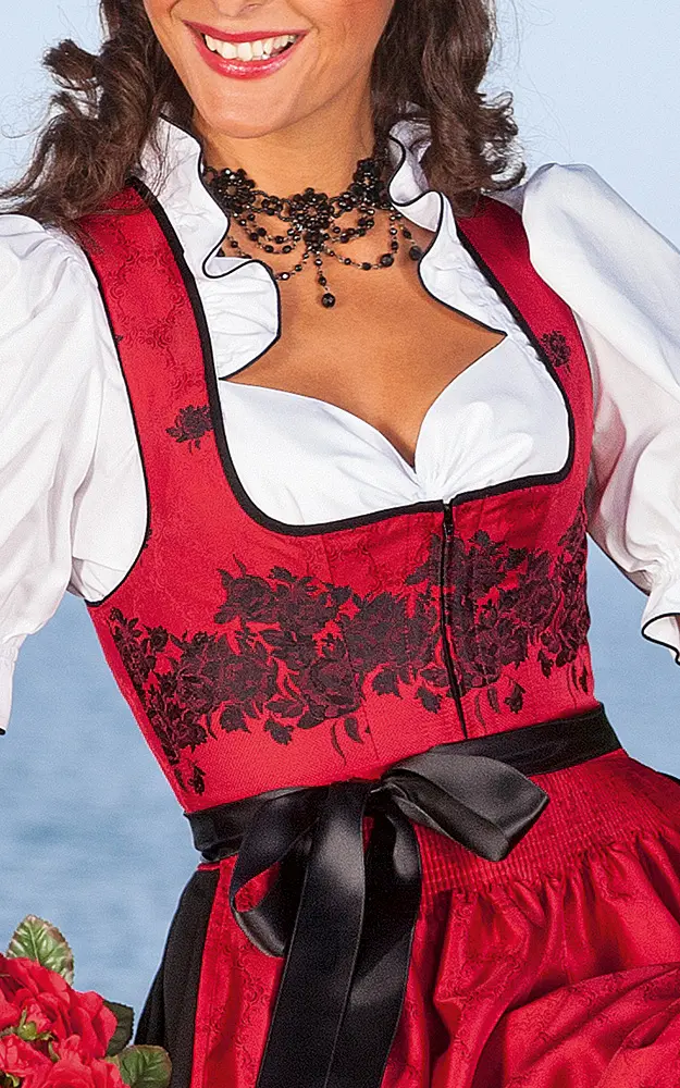 Blusendirndl Rosensee, ohne Schürze