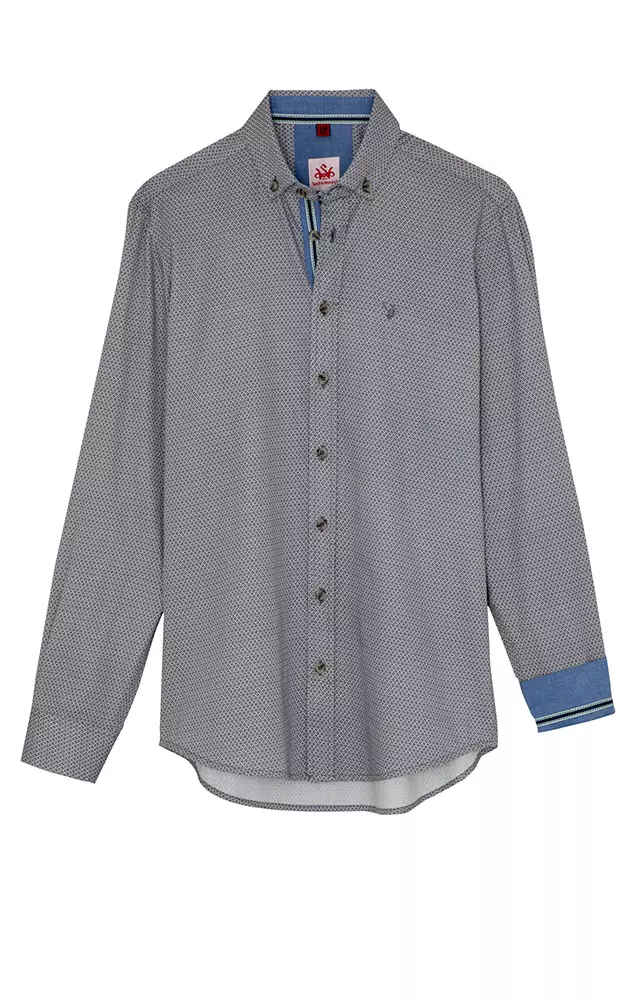 Hemd Bitburg, anthrazit - Slim fit