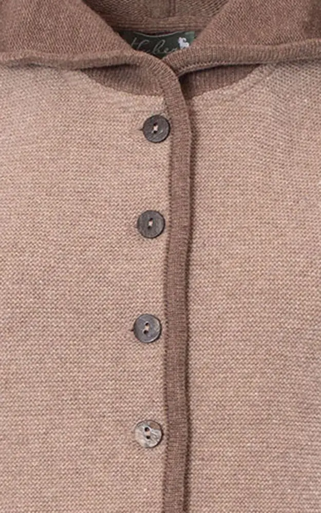 Strickweste Gitti 2, berber/rinde