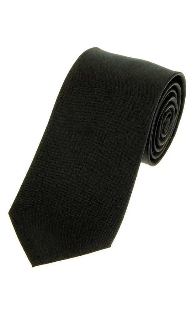 Krawatte Nr. 102, schwarz uni