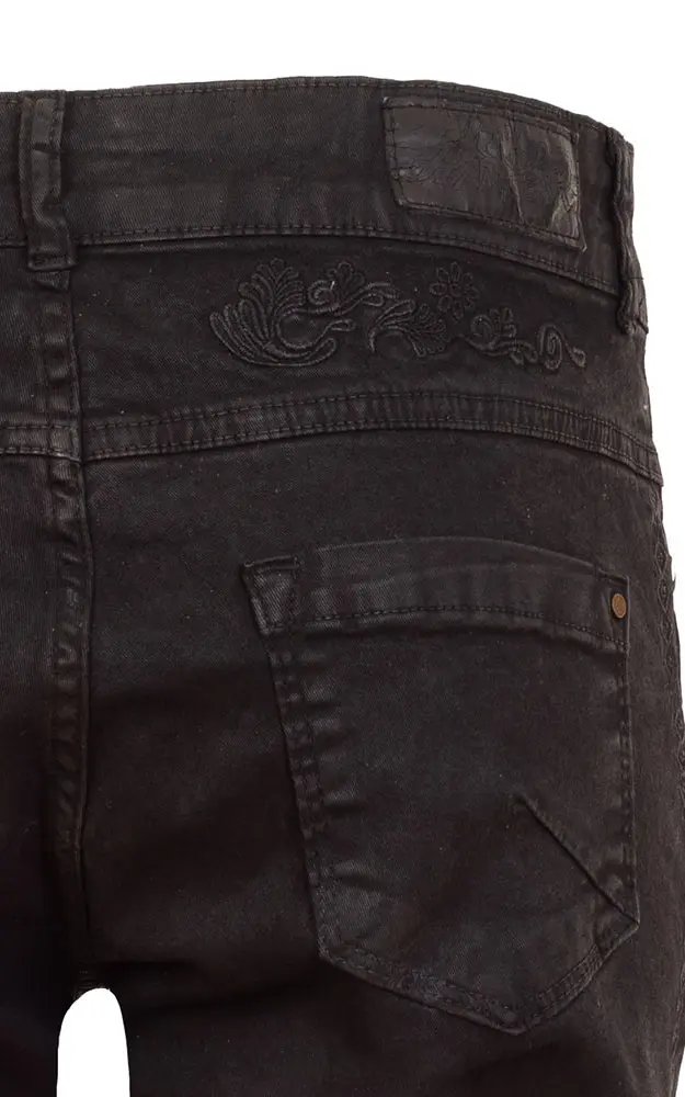 Trachtenjeans 71242, schwarz