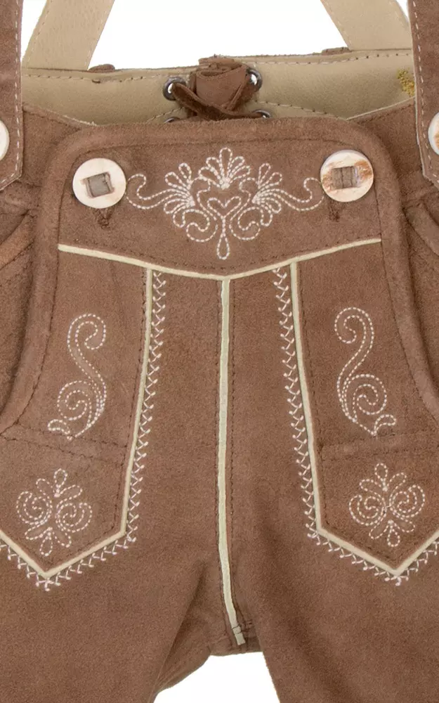 Kinder-Bundlederhose mit Träger, reh