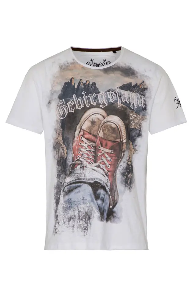 T-Shirt Gebirgsjaga, weiß