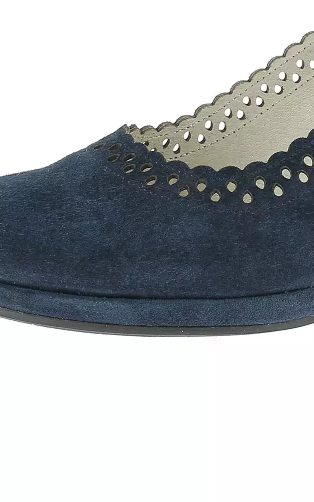 Velours-Schuhe 3004529, dunkelblau