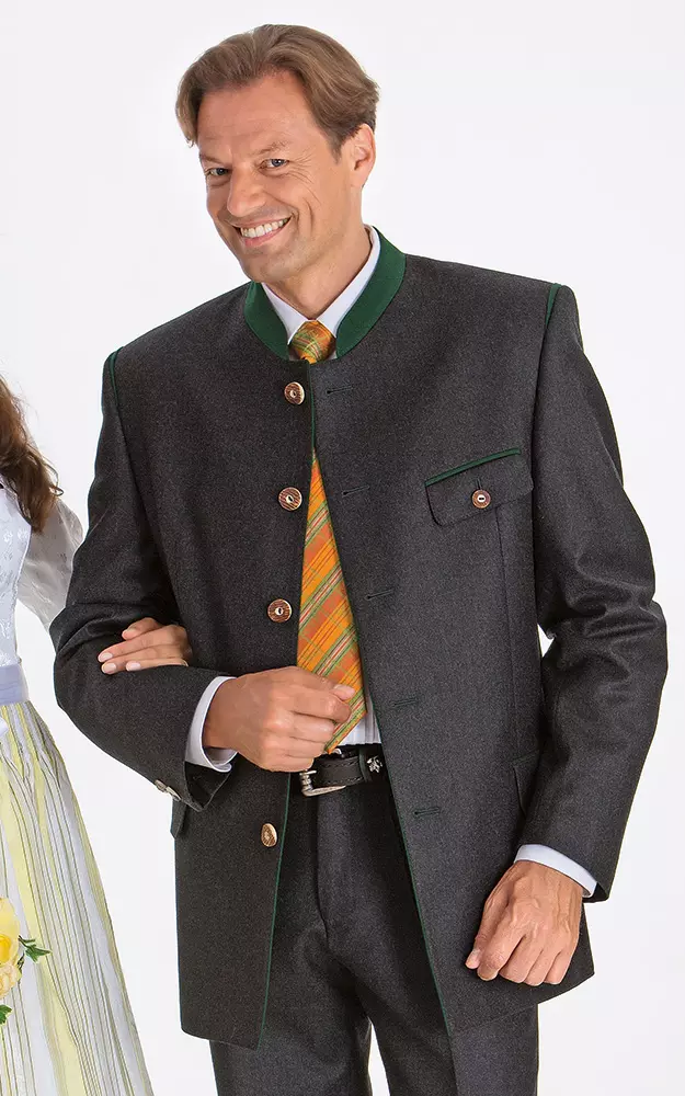 Trachtenanzug Theo, anthrazit