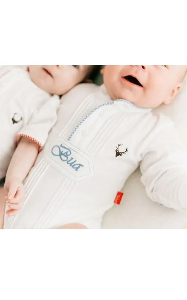 Baby-Body kurzarm, blau