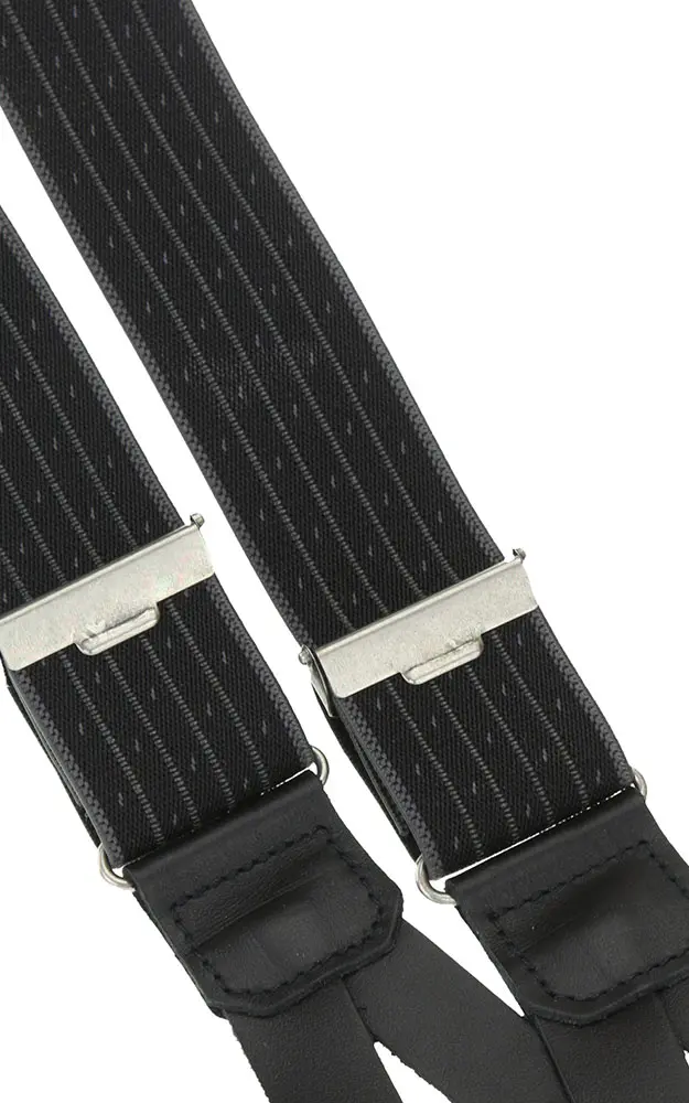 Hosenträger Stresemann 603, anthtrazit/schwarz