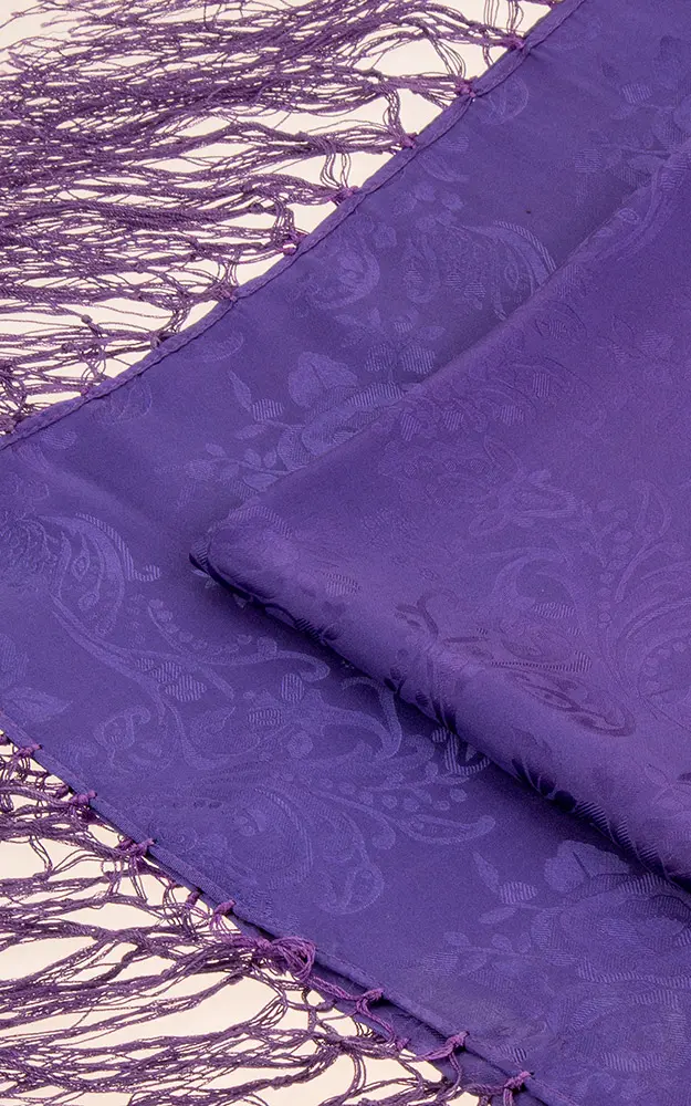 Seidentuch Nr. 39, lila