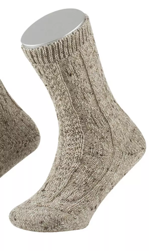 Kindersocken L1820T, beige meliert