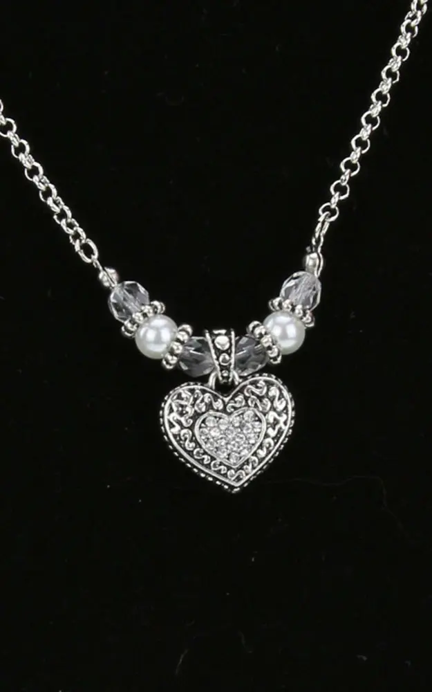 Kette 51050-48377-1, Herz kristall