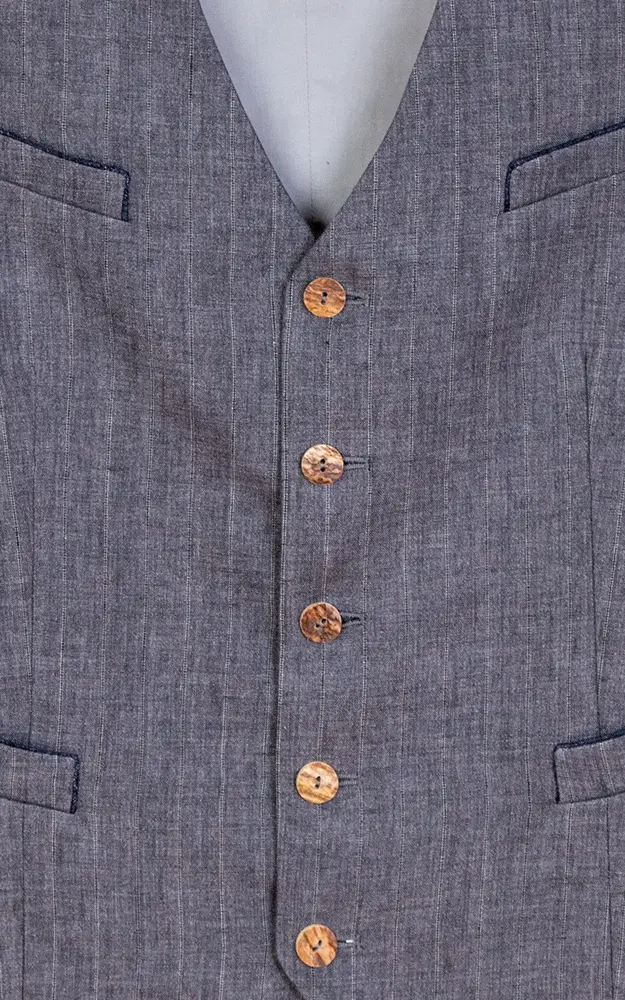 Weste Valentino, anthrazit