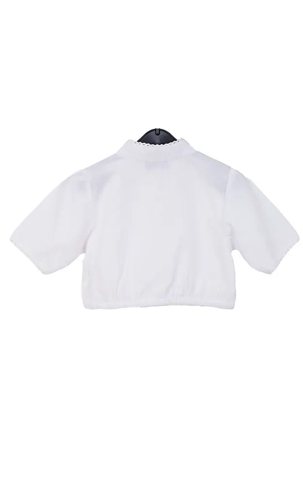 Kinderbluse 74, weiß