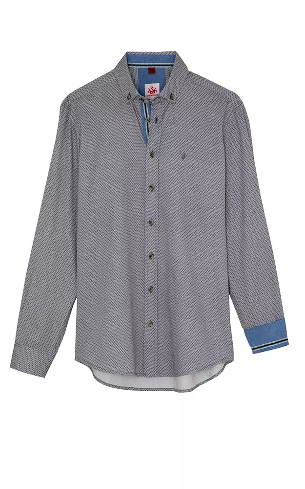 Hemd Bitburg, anthrazit - Slim fit