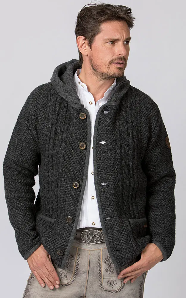 Strickjacke Milan, anthrazit