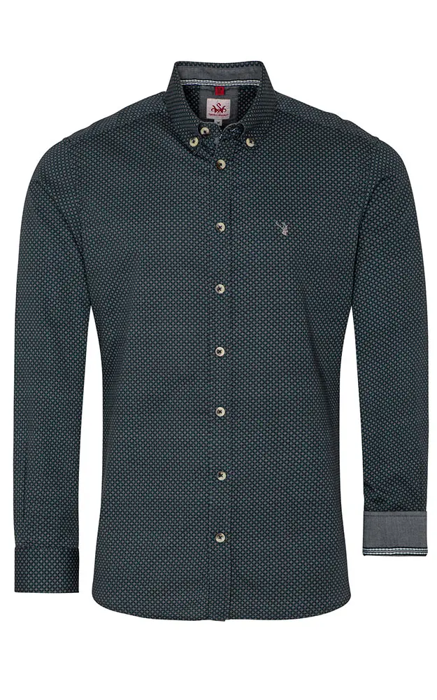 Hemd Alarich, dunkelblau - Slim fit