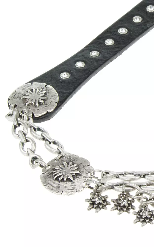 Gürtel Nr. 89, mit Kettencharivari, antik