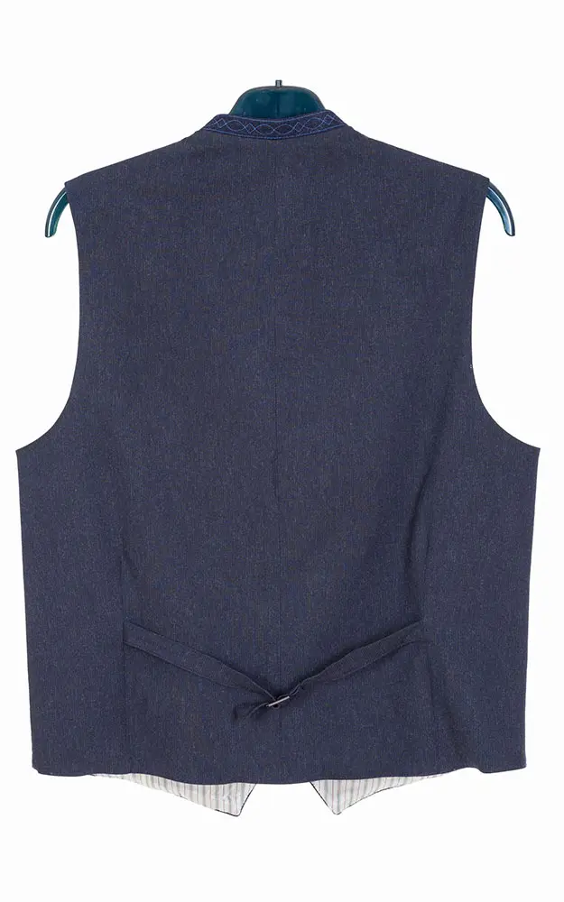 Weste Mirko, dunkelblau - Stretch