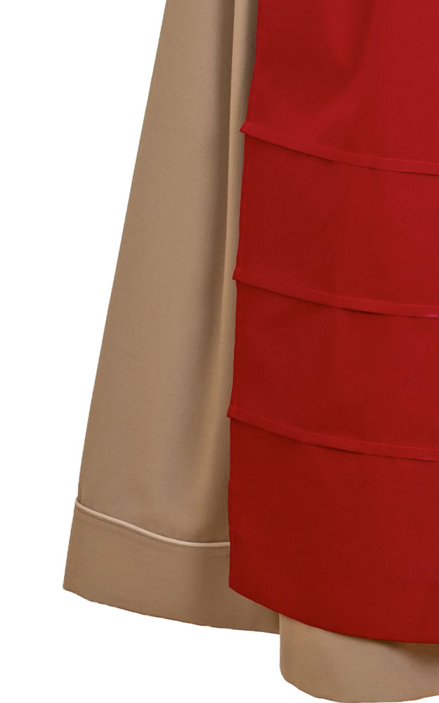 Blusendirndl Hartsee /E rot/natur, ohne Schürze