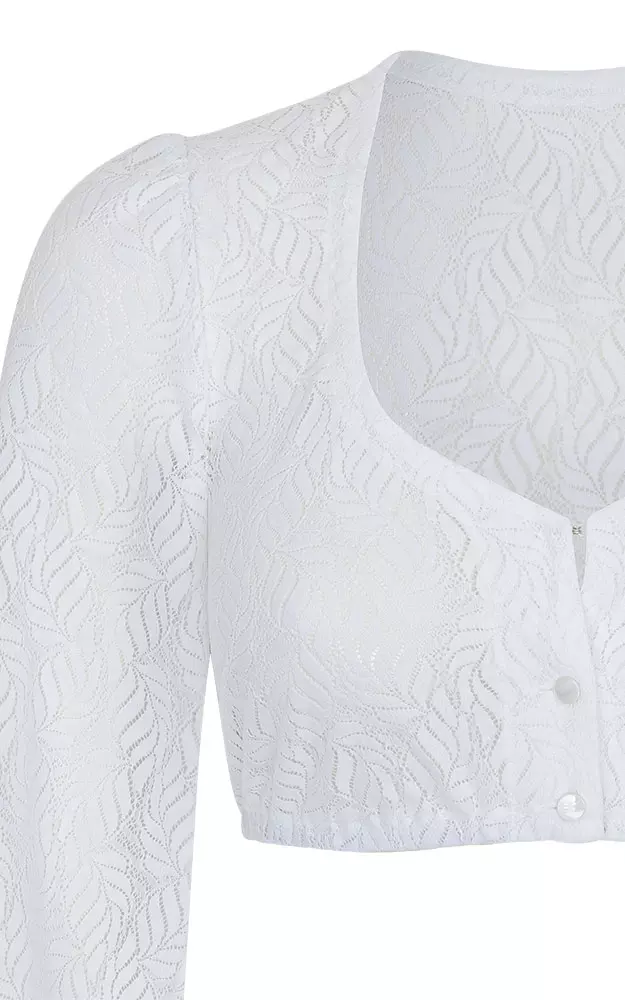 Dirndlbluse 52112, weiß