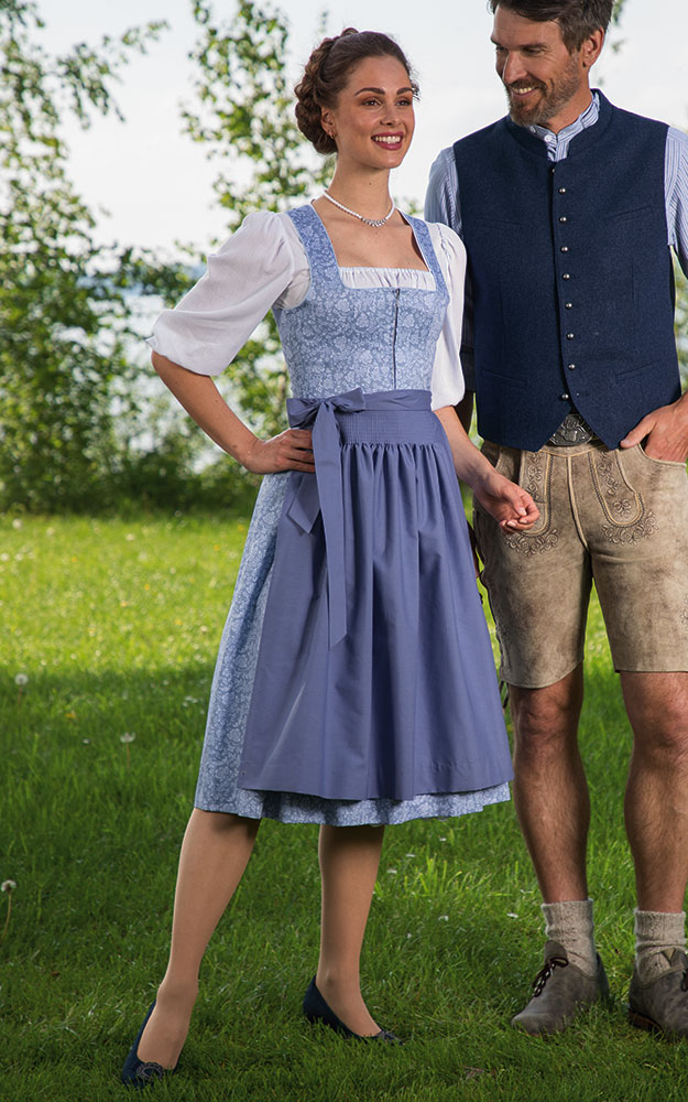 Blusendirndl Abenstal, mit Schürze