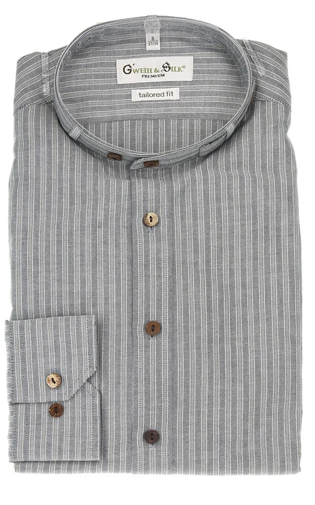 Hemd Eibsee, anthtra/oliv - Tailored fit