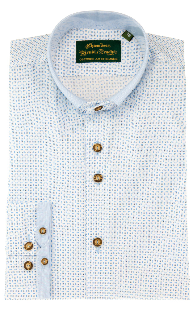 Hemd 2807 3654 53, blau - Slim fit