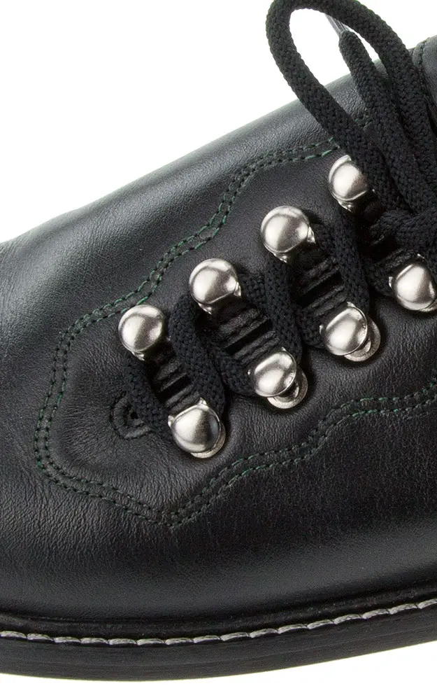 Haferlschuhe Plattler 1761-1100, schwarz