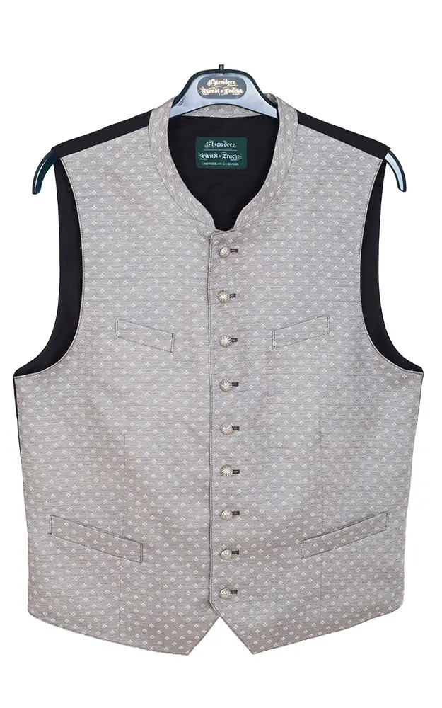 Weste Florian, silbergrau