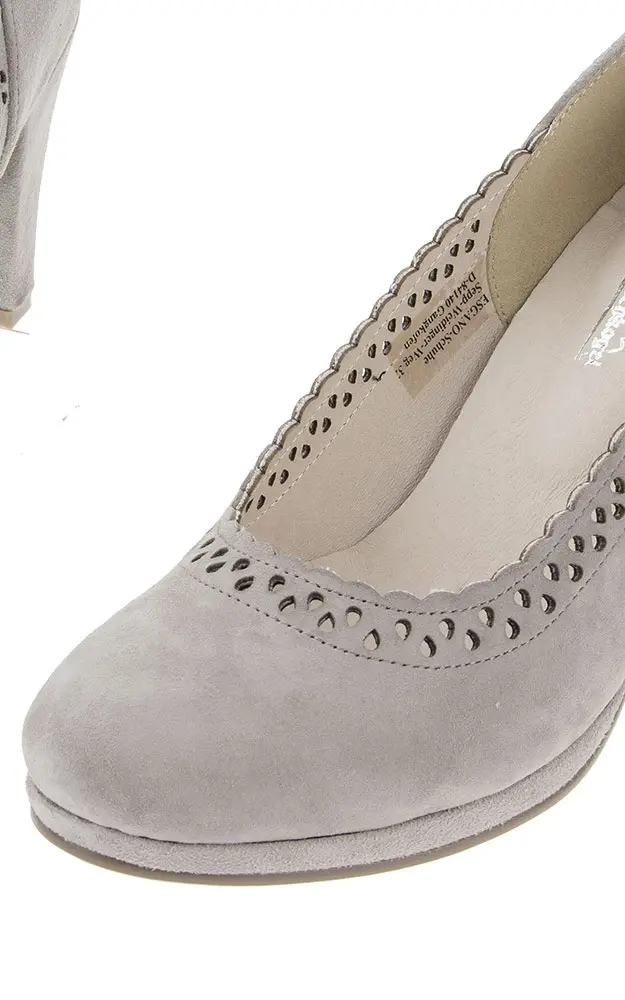 Velours-Schuhe 3004529108, stein