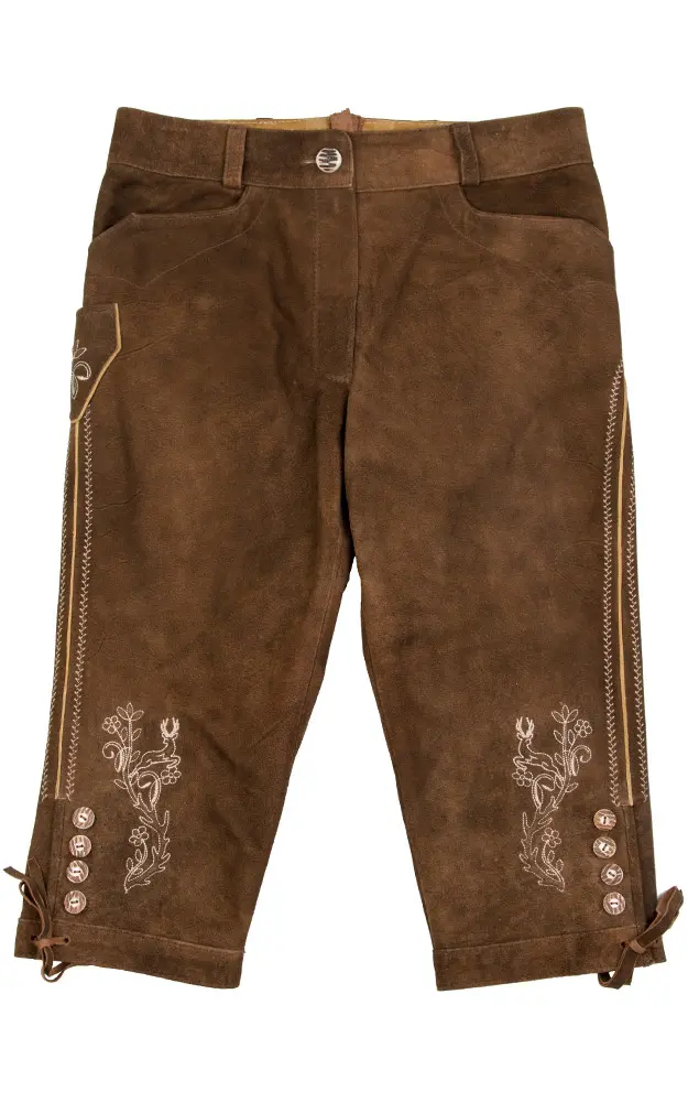 Damenlederhose Petra, holz